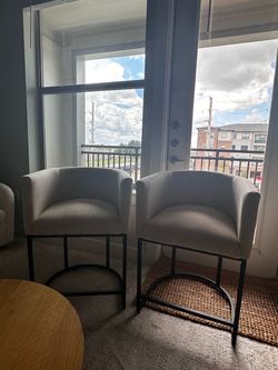 24" H Counter Height Bar Stools Set of 2
