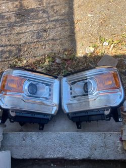GMC Sierra headlights