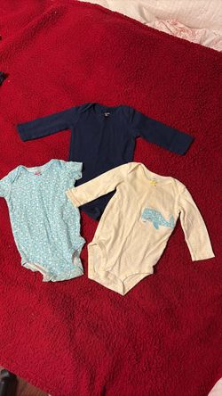 Carters Baby Onesie Lot of 3 size 9 mos