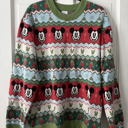 Disney Parks Holiday Christmas Mickey Mouse Sweater