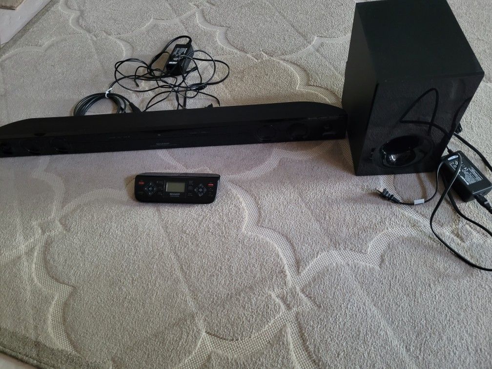 Sharp Sound Bar- Home Theater System 