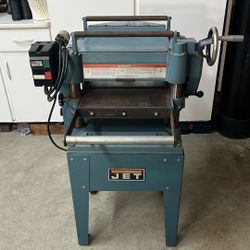 Jet 15" Wood Planer, Model # JWP-15HO, Stock# 708527. 3 HP, 1 Phase,  230 Volt, 4500 RPM,  6" Max Thickness, 1/2" Min Thickness.