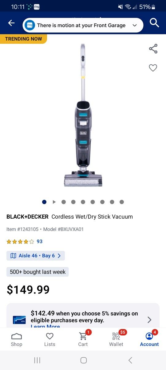 New Wet Dry Vacuum
