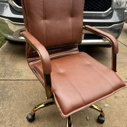Brown Ergonomic Desk Chair