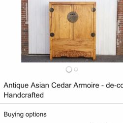 Antique Armoire Cedar