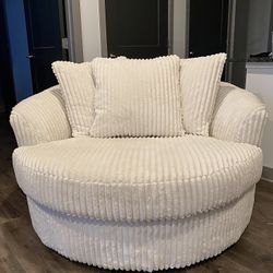 Oversized Swivel Chair