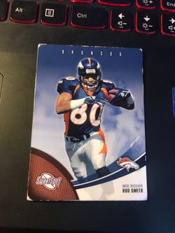 Broncos Rod Smith Card