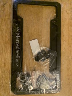 Mercedes License Plate Cover (2 Pieces) 