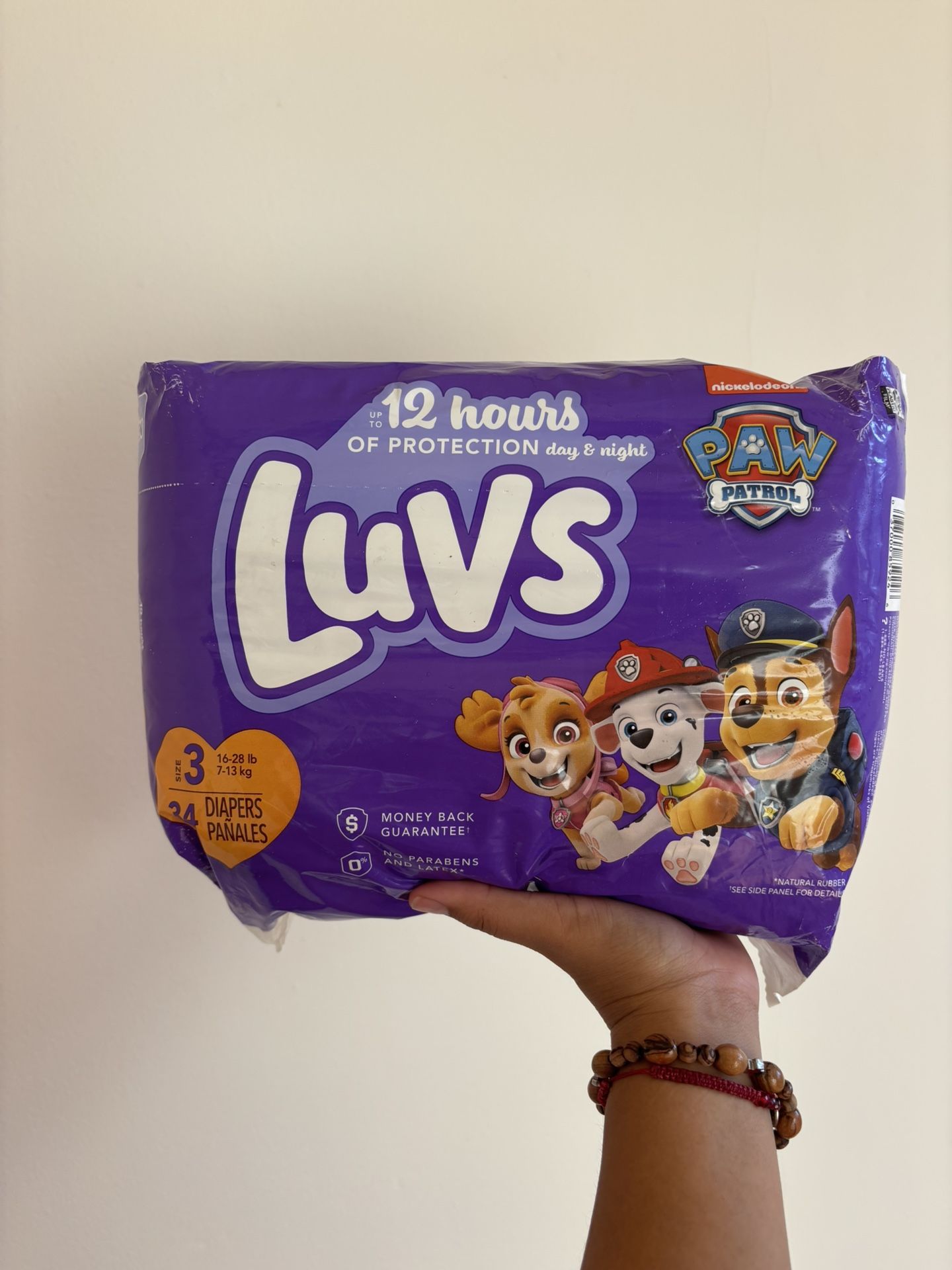 Luvs Paw Patrol Size 3 Diapers - 34 Count