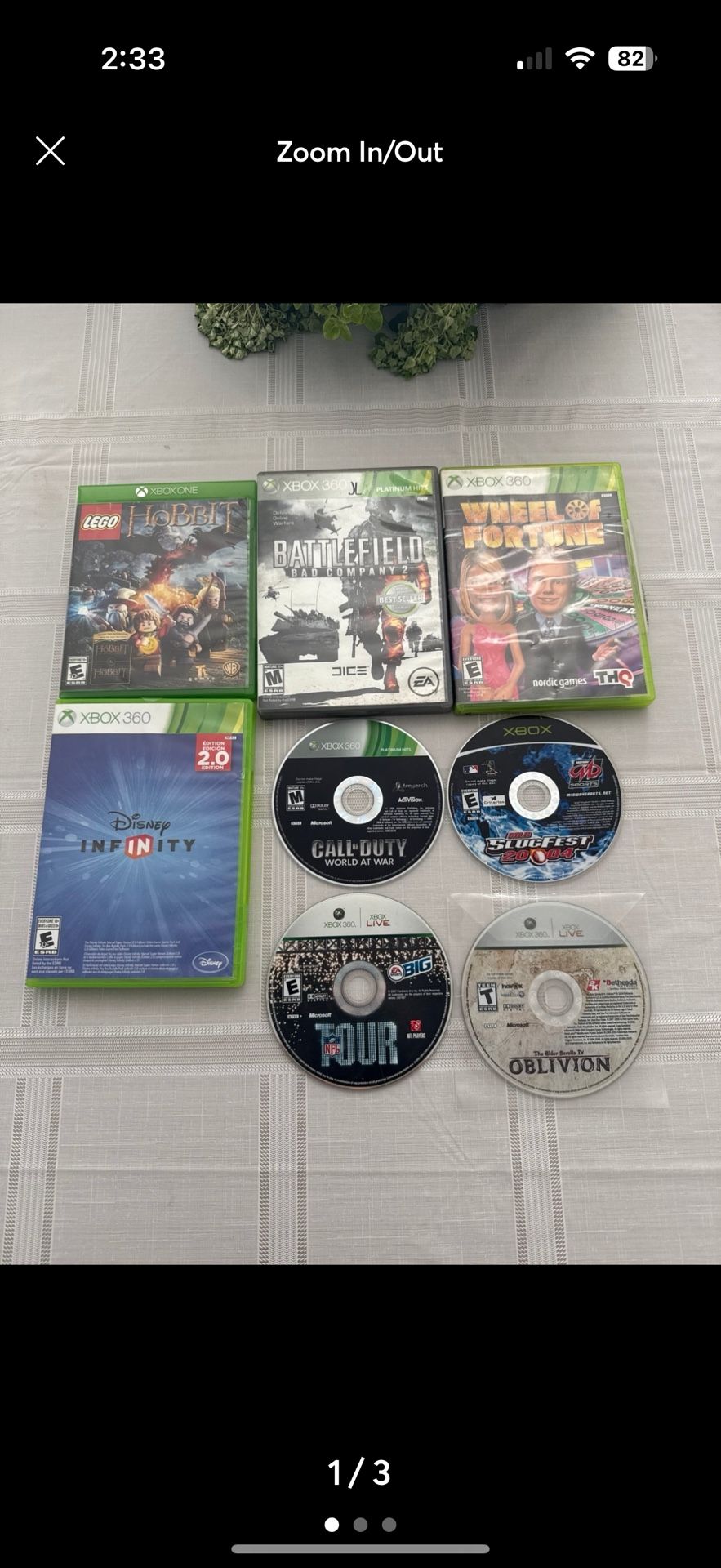 Xbox Retro Video Game Lot (Xbox, Xbox 360, Xbox One)