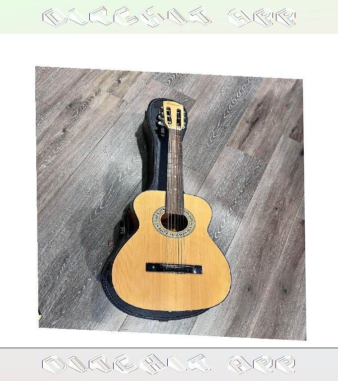 Acoustic Guitar Amazing Sound and Classic Design write practice