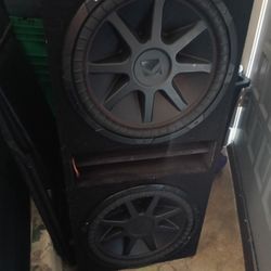2 15" Kicker Competition Subwoofers In Box Dual Voice Very Good Condition Like New