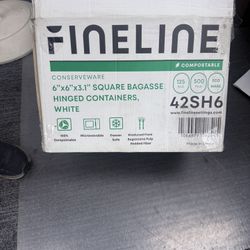 Fineline Containers. 6x6