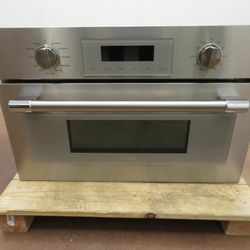 New In Box Stainless Steel Thermador 30 Inch Microwave Speed Oven