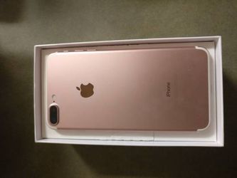 iPhone 7 plus rose gold 128gb factory unlocked