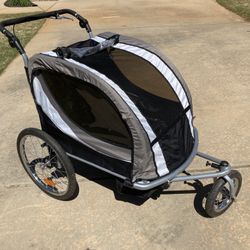 Clevr Deluxe 3 in 1 Bike Trailer