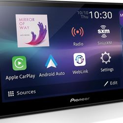 Pioneer DMH-W3000NEX 6.8" Double Din Multimedia Digital Media Receiver, Wireless Apple CarPlay and Android Auto, Bluetooth, Backup Camera Compatible, 