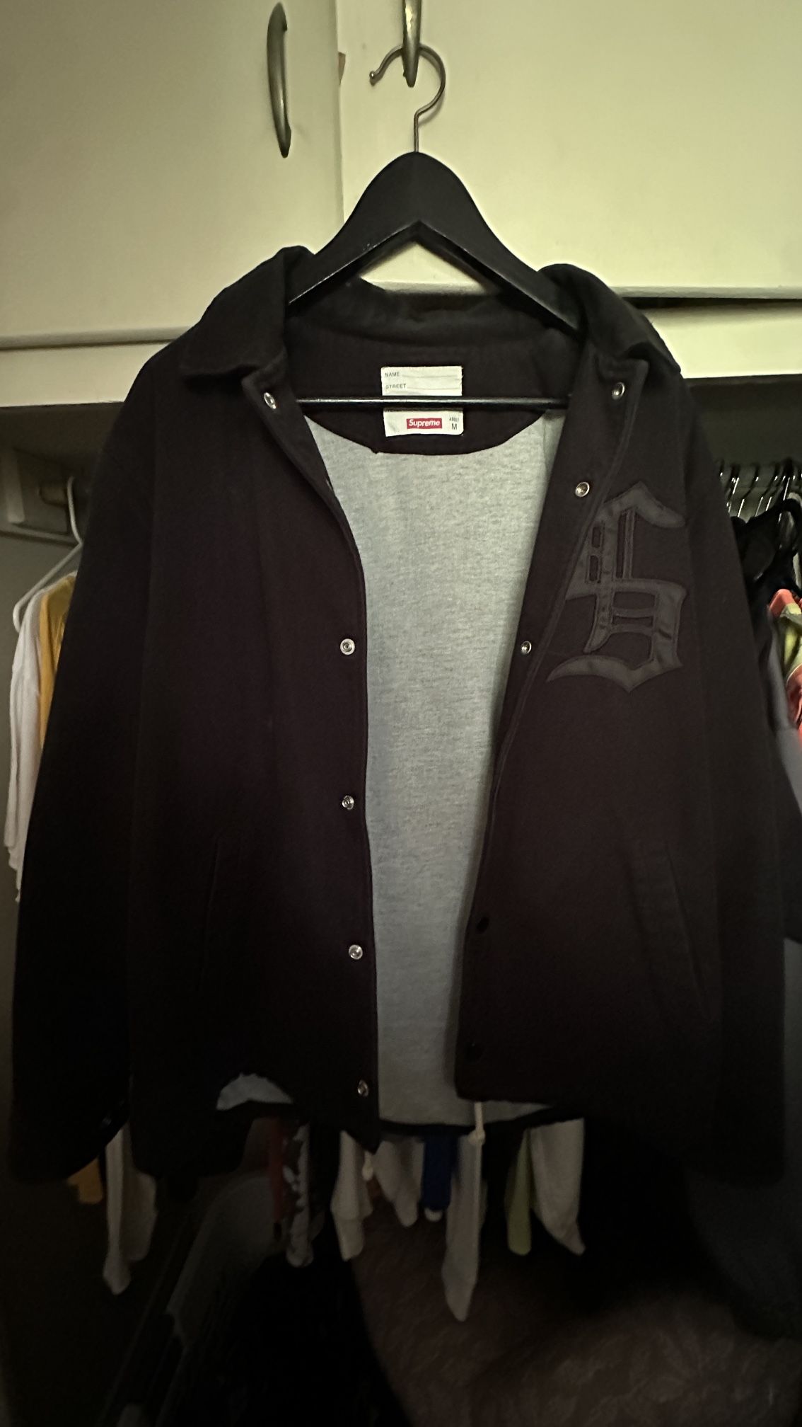 supreme old e coach jacket size M