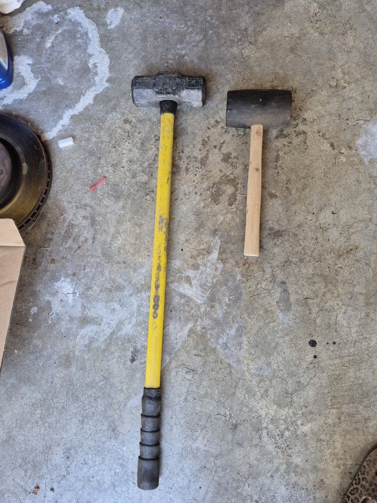 Sledge Hammer And Mallet Hammer