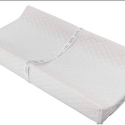Waterproof Baby And Infant Diaper Changing Pad, ComforPedic From Beautyrest, White  Open box item box is damaged