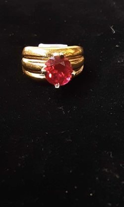 Yellow Gold 14k (.585) 13.8 grams Size 7