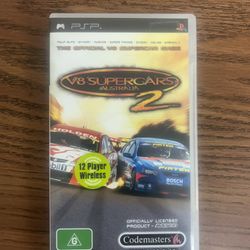 V8 Supercars Australia 2 – PSP Game (Complete in Case)