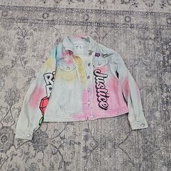 Justice Jean jacket size 10