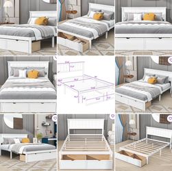 Full Bed-frame w/mattress