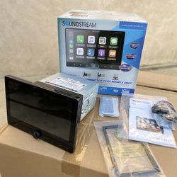 NEW SOUNDSTREAM 10.6INCH TOUCHSCREEN DOUBLE DIN CAR STEREO APPLE CAR PALY BLUETOOTH ANDROID 