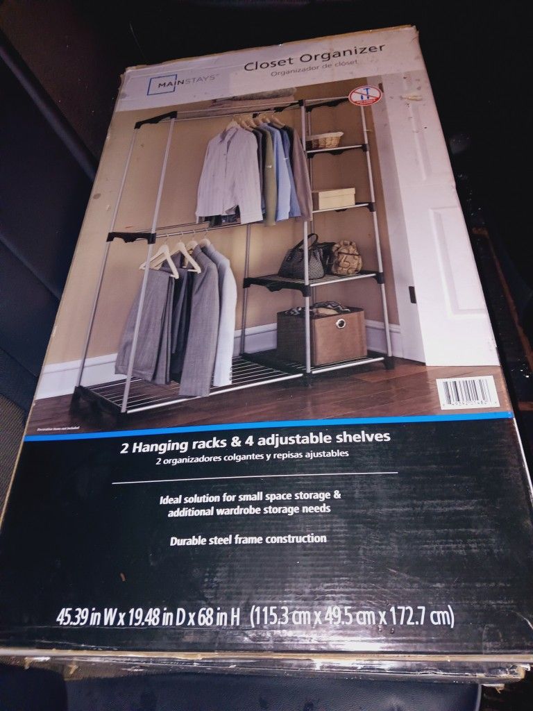 Mainstays Closet Organizer X2