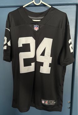 Nike NFL On Field Las Vegas Raiders Jonathan Abram 24 Black Jersey Size M