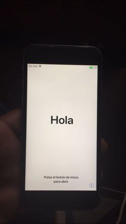 Unlocked an connected iPhone 6