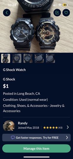 G Shock Watches