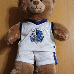 Dallas Mavericks Build-A-Bear Teddy Bear 🧸 15 Inch NBA Plush