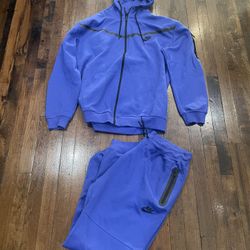 Nike Tech Jogger Suit Hoody Royal Blue 3x