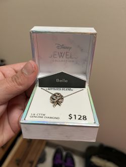 Disney Belle Rose Necklace