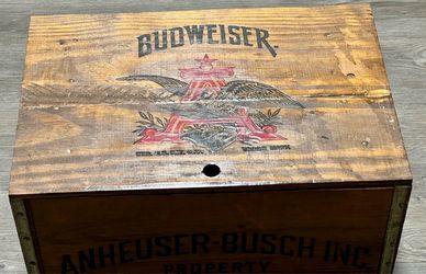 Antique Anheuser-Busch Inc. Lidded  Crate