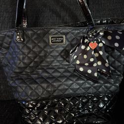 Betsy Johnson Black purse