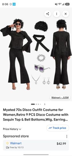 70's costumes set,pants, blouse and all the accessories size: XL for women, pick up and Cash Only.(only used ones)
East side by Lee Trevino and Pelica