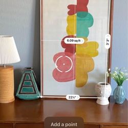 Mcm colorful art frame