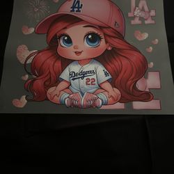 Los Angeles Dodgers Ariel Heat Transfer