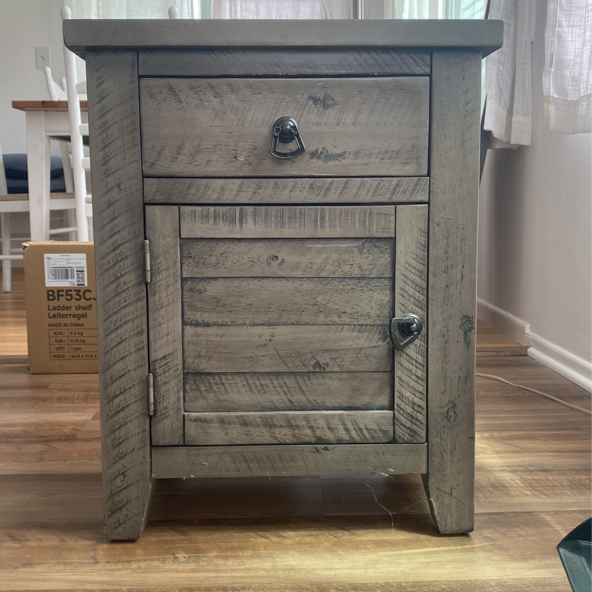 Pier 1 Bedside Table / Nightstand 25inch X 18.5 Inch