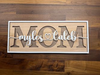 Custom Wooden Name Sign | Personalized Family Gift