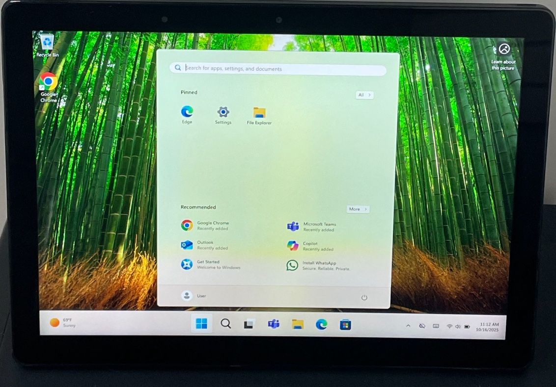 Tablet /Laptop Dell Latitude 5290 2 In 1, Intel I5, 256gb SSD Drive, 8GB Ram , Windows 11 Pro