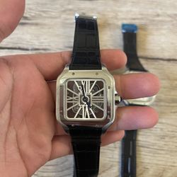 CTR Santos Skeleton Leather Bracelet 