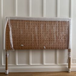 Hati Home Woven Leather Headboard Queen