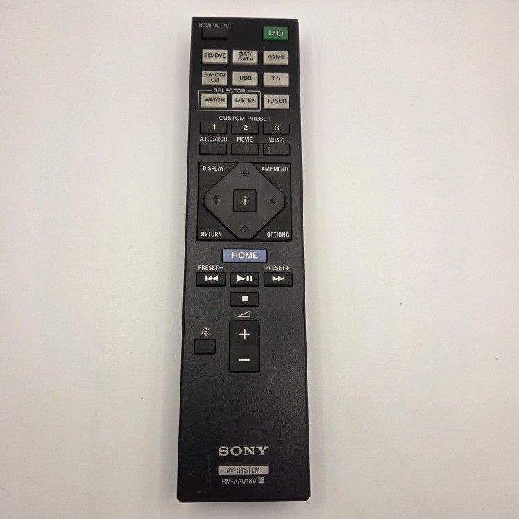 Sony RM-AAU189 AV System OEM Original Replacement Remote Control