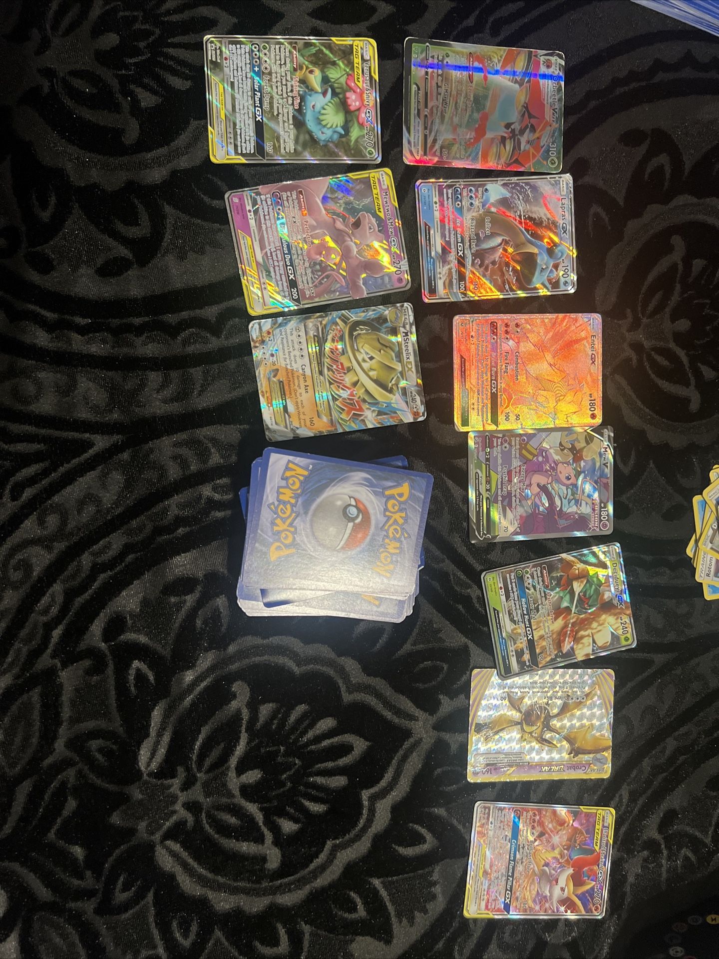 10 RARE POKEMON CARDS + 100 ENERGIES