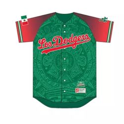 2024 LA Dodgers Mexican Heritage Night Jersey XL