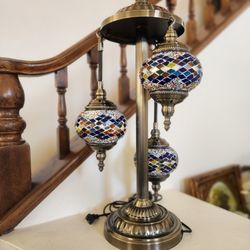 Authentic Turkish Mosaic Lamp - Brand New